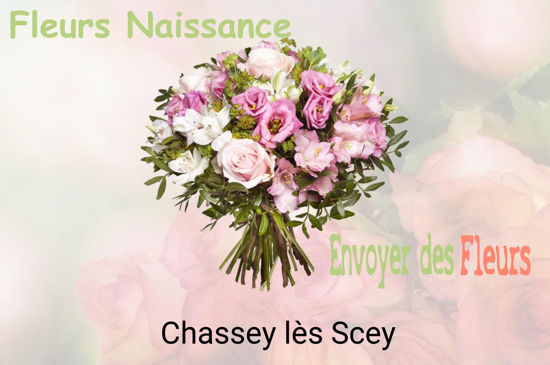 Bouquet de fleurs de naissance livré à Chassey-lès-Scey
